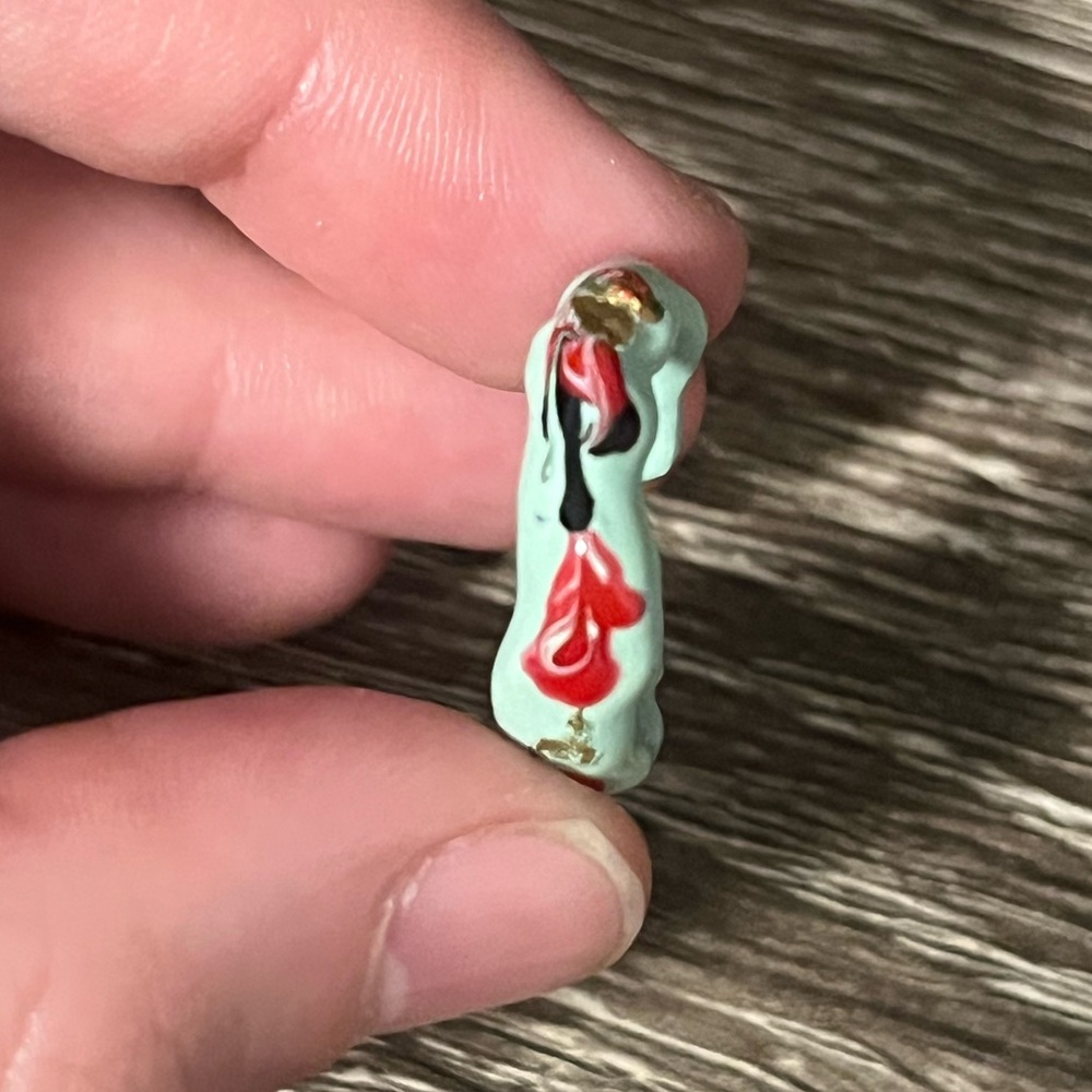 ❤️‍🔥BOGO FREE Hand Painted Mint Bohemian Women’s Ring US 7 Boutique Jewelry